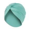 thumbnail image 1 of Fiudx Turbante Elástico, Diadema Plisada de Terciopelo Suave, Cálida Cubierta para El Cabello En 6 Colores, Accesorio de Moda Único, Ropa de Otoño E Invierno, Opción Elegante para Adultos, Esencial A, 1 of 2