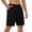 AB152 Black, variant on Gym Shorts For Men Solid Color Elastic Waist Straight Leg Shorty Leisure Lightweight Mens Workout Shorts White2 Size S