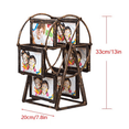 thumbnail image 2 of Retro Vintage Rotating Wheel Picture Frame, Personalized Family Photo Frame Shows for 12 Photo Home Decor A, 2 of 7