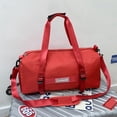 thumbnail image 4 of Bolsa De Ejercicios Bolsa de fitness de nailon, bolsas de gimnasio portátiles multifuncionales para hombres y mujeres (rojo), 4 of 6