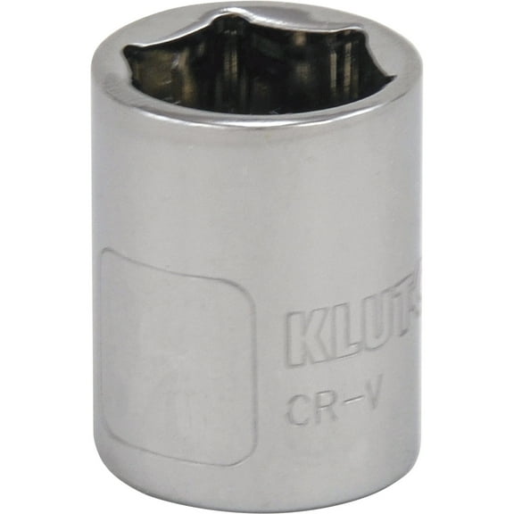 Klutch Socket, SAE, 9/16in., 3/8in.-Drive, 6-Pt.
