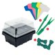 thumbnail image 1 of Bandejas De Inicio De Semillas Bandeja De Plántulas Bandeja De Siembra De 12 Celdas Con Tapa Humedad Ajustable Kit De Cultivo De Inicio De Plantas Yuarrent HA041593-00, 1 of 6