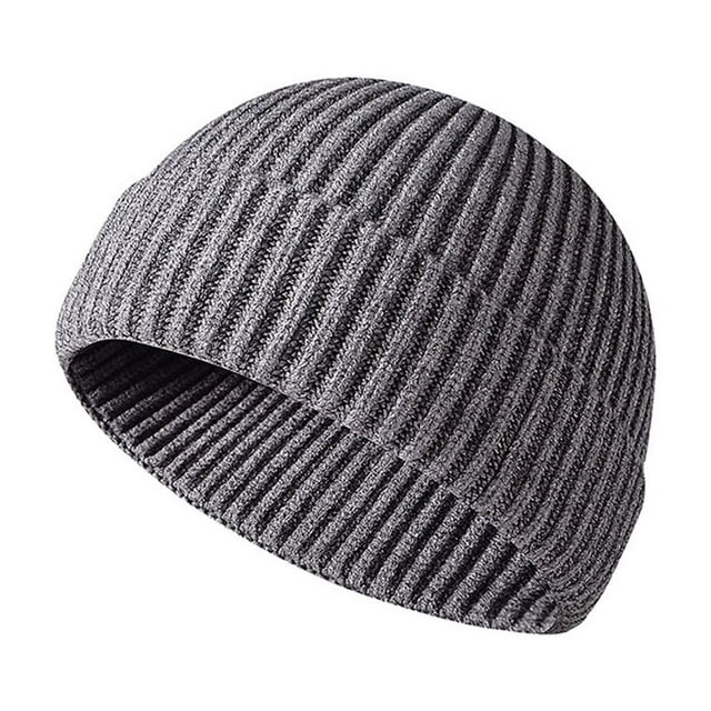 Hip Hop Gorroy Gorro Grueso Sombro de Punto de Punto de Punto ¡Gorro de Invierno para Mujeres Hombres
