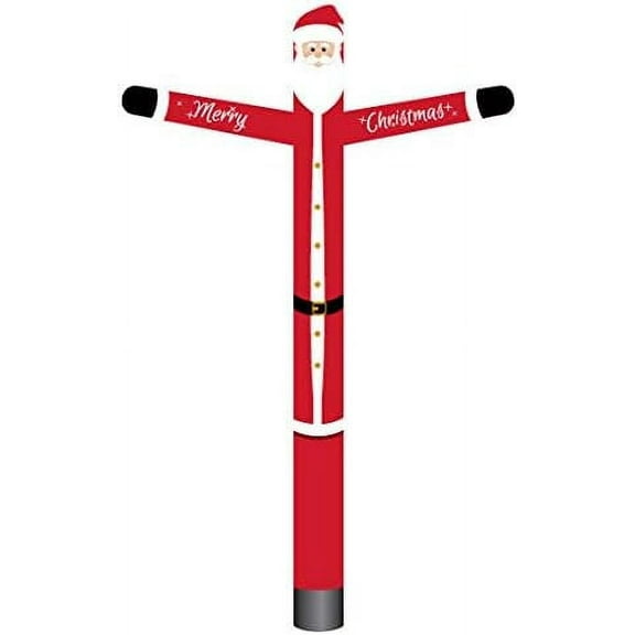 Christmas Santa Claus 20 Foot Tall Inflatable Tube Man Air Powered Dancing Puppet Guy for Outdoor Advertising, Replacement Dancer Only