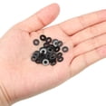 thumbnail image 5 of Uxcell M3 Nylon Flat Washer, 80 Pack 3mm ID 7mm OD 1mm Thick Sealing Spacer Gasket Ring, Black, 5 of 6