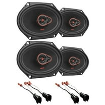 2 Pair Cerwin-Vega H7683 3 Way 6"x8" (5x7") Speakers Compatible 1999-2014 Ford F-150