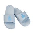 thumbnail image 3 of Ironman Women's Makai Slide Light Grey / Sky Blue Rubber Sport Sandals & - 6M, 3 of 7