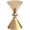 Gold, variant on Meridian Furniture Malia Gold Metal Hourglass Shaped End Table