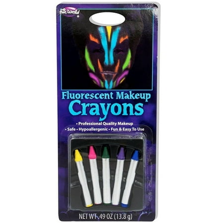 Fun World 9634C Makeup Crayons Fluorescent