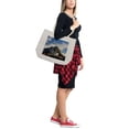 thumbnail image 2 of Bavarian Shopping Bag, Royal Castle Neuschwanstein and Surrounding Area in Germany Mountains Landscape, Eco-Friendly Reusable Bag for Groceries Beach and More, 15.5" X 14.5", Cream, by Ambesonne, 2 of 2