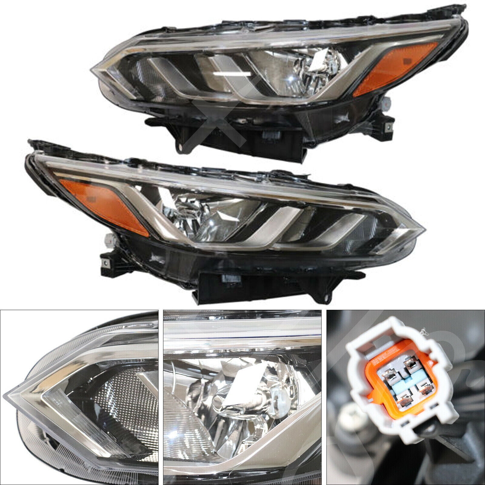 Halogen Headlights left & Right For Nissan Sentra 20202022 Headlamp