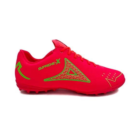 Tenis Pirma Futbol Rapido Supreme X Turf Mod. 3045 Carmin/Neon