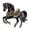 Black, variant on Colorful Steed Christmas Ornaments 2025, Horse Ornament with Colorful Design, Horse Ornament for Christmas Tree, for Animal Lovers, Gifts for Horse Lovers, Artistic Tree Ornaments for Festive Decor