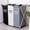 style-2, variant on 3 Compartment Canvas Laundry Hamper Sorter Basket Three Lattice Storage DARK & LIGHT & COLOR