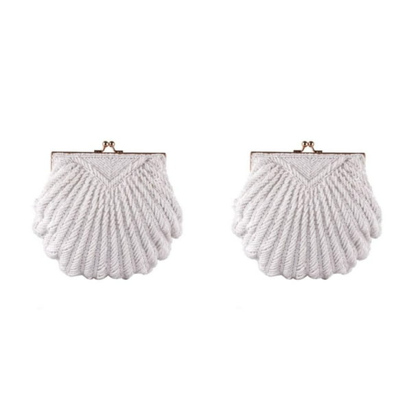 Bolso de mano Qarigey Mujer multifuncional Elegante blanco 2Conjunto
