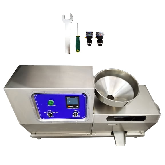 Oil Press Spiral Cold Hot Automatic Commercial Stainless Steel Peanut Sesame Rapeseed 110V