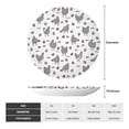 thumbnail image 2 of Picia Funny Chicken Pattern Bone China Decorative Plate – Wall Decor with Stand and Adhesive, Elegant Ornament for Living Room, Office, or Entryway-6in, 2 of 6