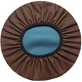 thumbnail image 2 of 2PC 14in Stool Cover Round Bar Stool Cover Waterproof Faux Leather Stool Slipcover Anti-Slip Round Seat Cover Coffee, 2 of 5