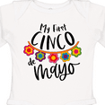 thumbnail image 4 of Inktastic My First Cinco de Mayo- Flowers Boys or Girls Long Sleeve Baby Bodysuit, 4 of 5