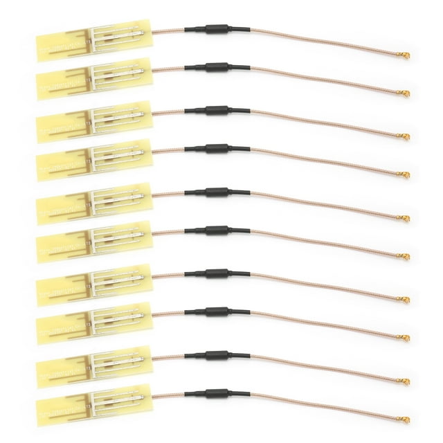 QIILU 10Pcs IPX Antenna 2.4G Wireless Mini PCI PCI-E WiFi Built-in Signal Transmission,Antenna,Bluetooth Antenna