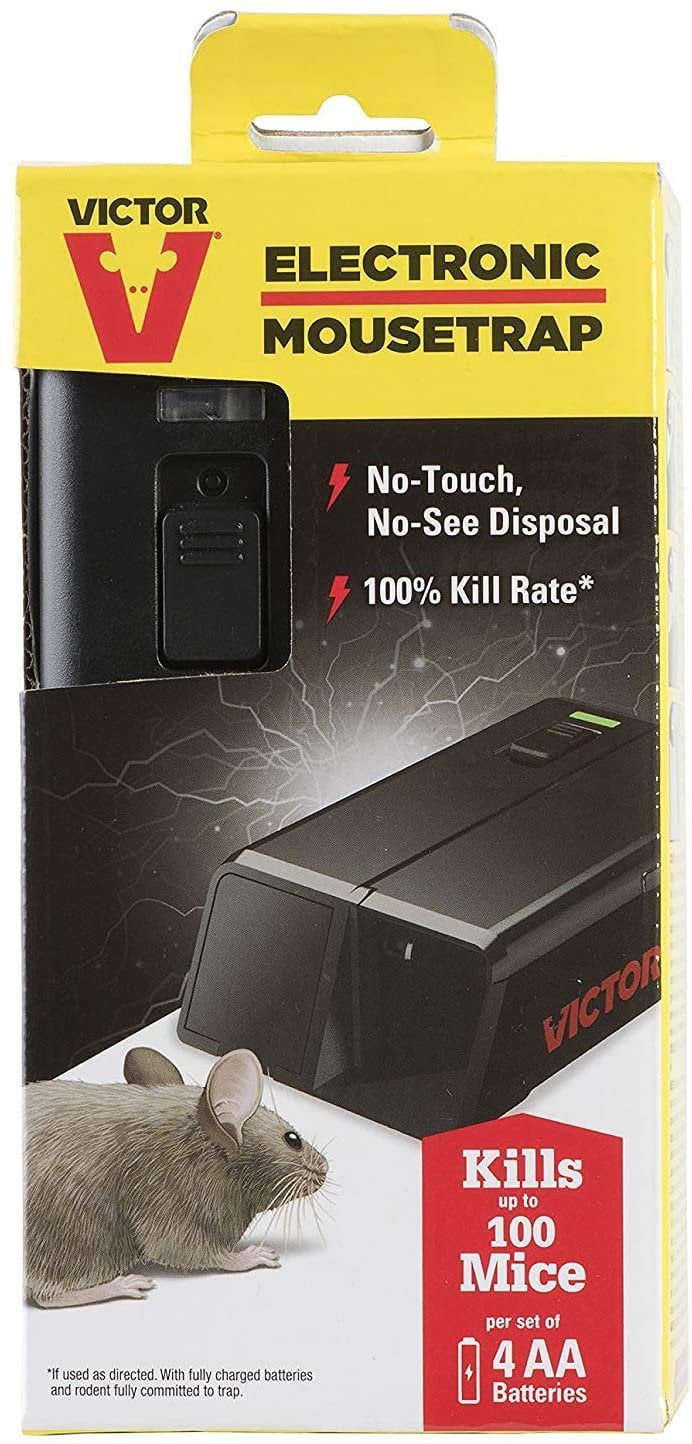 Victor M250S Indoor Electronic Humane Mouse Trap - No Touch,  No See Electric Mouse Trap : Patio, Lawn & Garden