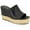 Black PU, variant on Kenneth Cole Reaction Womens Maria Mule Faux Leather Slide Sandals