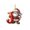 J, variant on HomeDM 26 Letter Santa Claus Ornaments for Christmas Tree Decor Xmas Hanging Pendant 2D Flat Acrylic Ornaments for Christmas Tree Wedding Party Garland Decor Red Letter Z