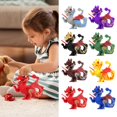 thumbnail image 2 of LEEYNEER Mini Plastic Dragon Building Block Model DIY Assembled Animal Action Figure Ornament Chinese Dragon Minifigure Bricks Toys Children Birthday Gift, 2 of 8