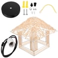 thumbnail image 1 of MERRYHAPY Retro Bamboo Pendant Lamp Ceiling Lighting for Hotel 1Pack, 1 of 6