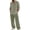 Blackish Green, variant on Awwp Men Set Linen Suit Men's Clothing Casual Beach V Neck Loose Long Sleeved Pants Sports Suit for Men Blackish Green L