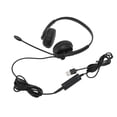 thumbnail image 3 of Auriculares De Servicio Al Cliente, Auriculares USB, Micrófono Con Reducción De Ruido, Antiestático, Amplia Compatibilidad Para Skype Para Centro De Llamadas Para Seminarios Web, 3 of 7