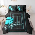 thumbnail image 1 of YST Ensemble de Literie Sportive, 7 Pcs, Thème Tennis, Grand, 1 of 4
