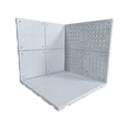 thumbnail image 3 of HILABEE Buildable Action Figure Backdrop Organizer Simulation Garage Scene Gifts Diorama A, 3 of 9