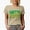 Tan, variant on Coffee Makes Me Happy Quote, Groovy Retro Wavy Text Merch Gift, White T-Shirt, Large