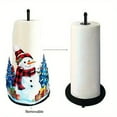 thumbnail image 4 of Desktop Ornament Festive Paper Towel Holder for Christmas Snowman Unique Kitchen and Bathroom Accessory Seasonal Desktop Idea, 4 of 6