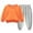 style-30 Orange, variant on Kogui Toddler Outfit Girl Girls Outfits Tie Dye Sweatshirt Tops and Leggings Sweatpants 2 Piece Fall Winter Clothes Set Size 3T 4T (White,3-4 Years)