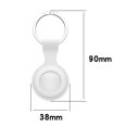 thumbnail image 3 of Funda de silicona para llavero para Apple Airtags Locator Tracker (blanco) Ehuebsd  Para estrenar, 3 of 9