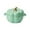 Green, variant on Dutch Oven Pot with Lid, Pumpkin Pottery Dessert Saucepan, Mini Baking Dish Cute Pumpkin Bowl, Covered Dutch Oven Ceramic Stockpot, Pumpkin-Shaped Casserole