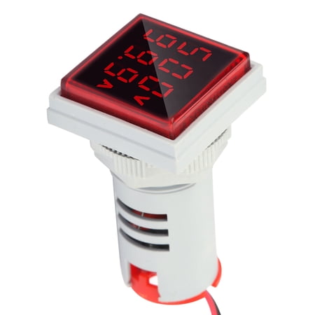 LED Display Voltmeter,LED Digital Display AC Acvoltage Signal Light A ...