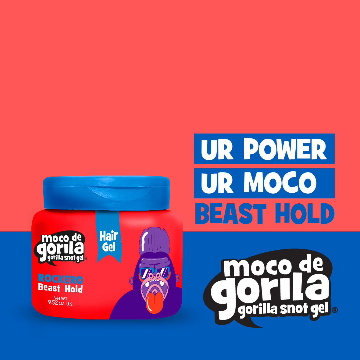 Moco de Gorila Rockero Hair Styling Gel, Long Lasting Hold Unisex 9.52 oz Jar - image 3 of 8