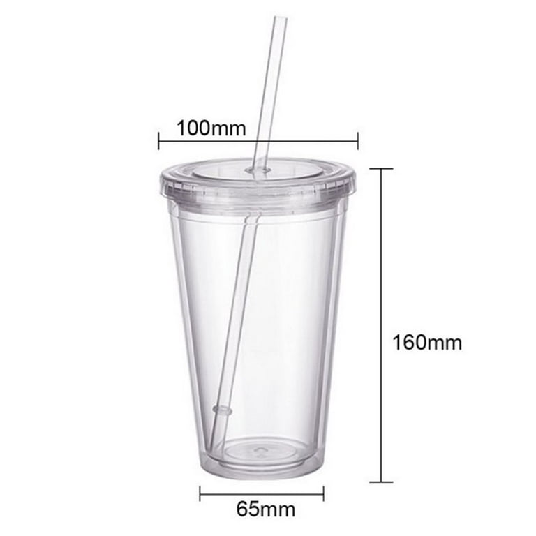 US Acrylic Classic Clear Plastic Reusable Drinking Glasses (Set of 6) 16oz  Water Cups | BPA-Free Tum…See more US Acrylic Classic Clear Plastic