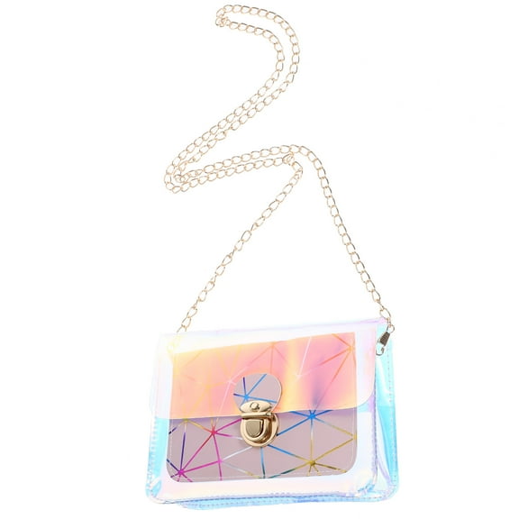HEANUJJ Clear Purse Bag Mini Clear Jelly Shoulder Bag PVC 1Set