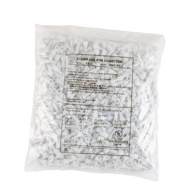 Conector de crimpado de alambre de extremo cerrado Sunnimix CE1 CE2 CE5 transparente 1000 PCS