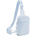 thumbnail image 1 of Bolso bandolera pequeño para mujer y hombre, bolsos cruzados, riñoneras de moda, bolso de pecho con correa extendida, 1 of 4