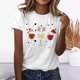 thumbnail image 2 of Gibobby Tops navideños para Mujer Camiseta con gráfico navideño para mujer, divertida y camiseta de para ver películas, cuello redondo, camiseta de manga corta(Blanco,M), 2 of 4