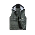thumbnail image 1 of Top Abrigo Hombres, sin Mangas Suelto Collar Flip Chaleco, Chaleco de Lentejuelas Casual para Diario Y Al Aire Libre, 1 of 1