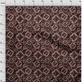 thumbnail image 4 of oneOone Cotton Cambric Dark Rose Brown Fabric Abstract Sewing Material Print Fabric By The Yard 42 Inch Wide, 4 of 4