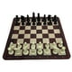 thumbnail image 2 of Juego de ajedrez, juguete educativo, regalo, versátil, antideslizante, portátil, premium, para adultos, juego de mesa de viaje, tablero plegable. Ajedrez blanco y negro, 2 of 8