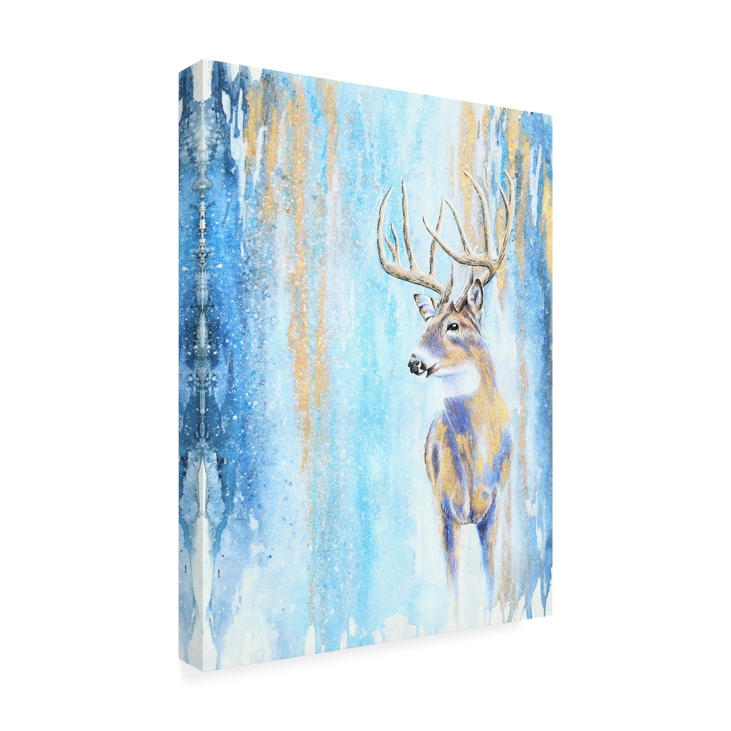 Trademark Fine Art 'Winter Buck' Canvas Art by Michelle Faber