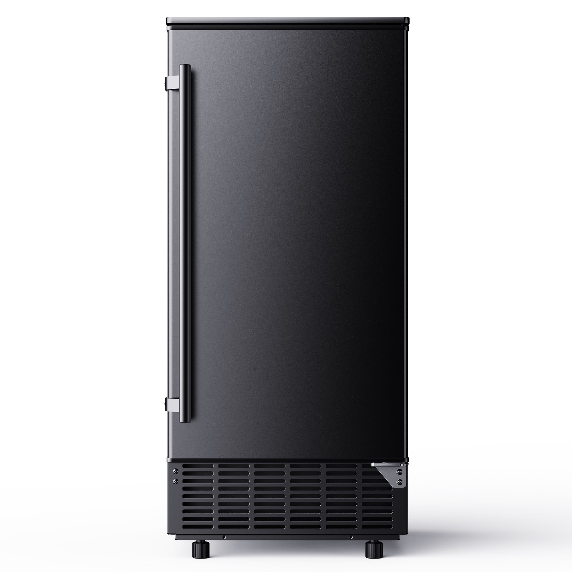 SIMZLIFE Built-in Ice Maker 80Lbs/24H, Under Counter or Freestanding, Self-Cleaning, Kitchen & Bar, Black
